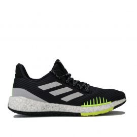 Adidas Mens Pulseboost HD Winter Running Shoes Black Grey
