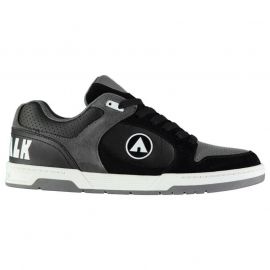 Boty Airwalk Throttle Junior Boys Skate Shoes Black/Grey