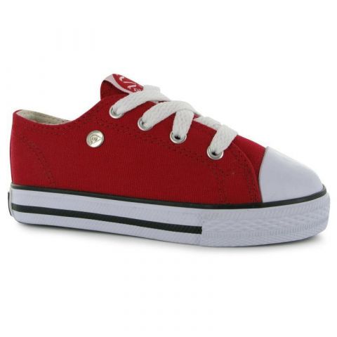 Boty Dunlop Canvas Low Infants Trainers Red