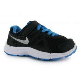 Boty Nike Revolution 2 Child Boys Running Shoes Black/Blue