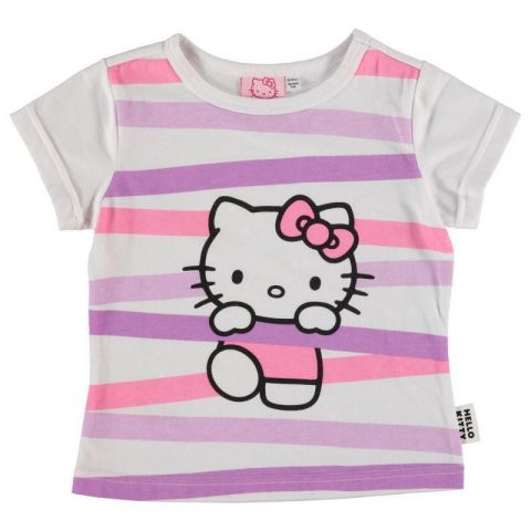 Character Short Sleeve T Shirt Infant Girls Hello Kitty