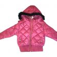 Dívčí zimní bunda růžová