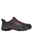 Gelert Horizon Low Waterproof Walking Shoes Charcoal/Pink