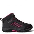 Gelert Horizon Mid Waterproof Walking Boots Juniors Charcoal/Pink