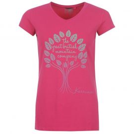 Karrimor Organic T Shirt Ladies Coral Pink