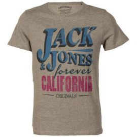 Pánské triko Jack Jones  Šedá