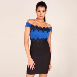 Šaty Lipstick Boutique black blue